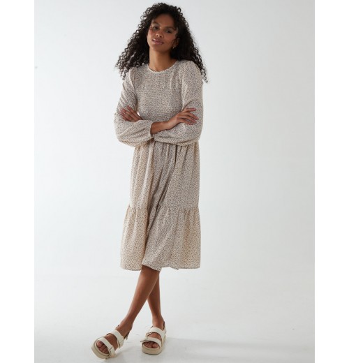 Floral Long Sleeve Tiered Dress Floral Long Sleeve Tiered Dress