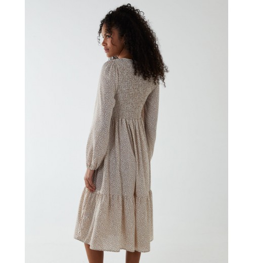 Floral Long Sleeve Tiered Dress Floral Long Sleeve Tiered Dress