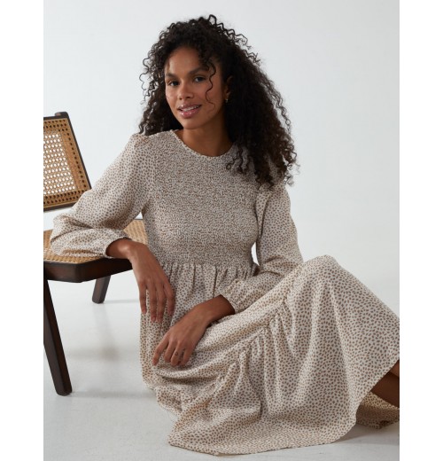 Floral Long Sleeve Tiered Dress Floral Long Sleeve Tiered Dress