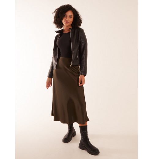 Satin Bias Midi Skirt Satin Bias Midi Skirt