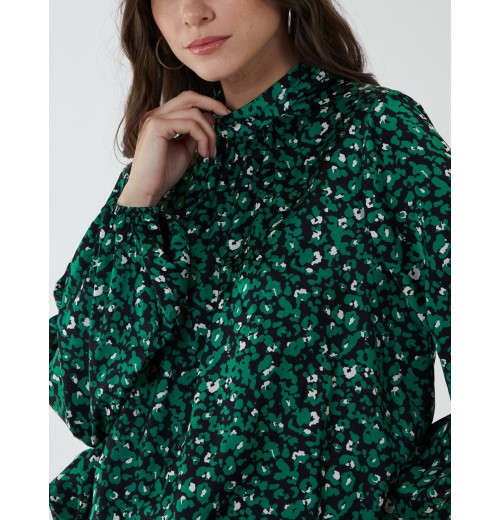 Satin Blouson Top Satin Blouson Top