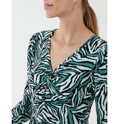 Twist Front Midi Dress Twist Front Midi Dress