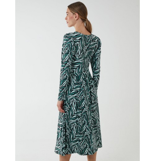 Twist Front Midi Dress Twist Front Midi Dress