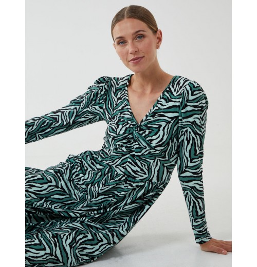 Twist Front Midi Dress Twist Front Midi Dress