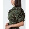 Leopard Print Ruched Side Midi Dress Leopard Print Ruched Side Midi Dress