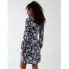 Neck Shirred Mini Tiered Dress Neck Shirred Mini Tiered Dress