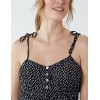 Strappy Elasticated Button Through Midi Dress Strappy Elasticated Button Through Midi Dress