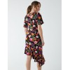 Angel Sleeve Asymmetric Midi Dress Angel Sleeve Asymmetric Midi Dress