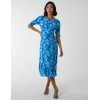 Crew Neck Midi Dress With Scrunchie Back Detail Crew Neck Midi Dress With Scrunchie Back Detail
