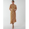 Ruffle Wrap Midi Dress Ruffle Wrap Midi Dress