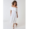 Ruffle Bardot Midi Dress Ruffle Bardot Midi Dress