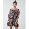 Sheared Neck Bardot Dress Sheared Neck Bardot Dress