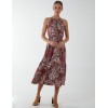 Paisley Halter Neck Keyhole Midi Dress Paisley Halter Neck Keyhole Midi Dress