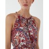 Paisley Halter Neck Keyhole Midi Dress Paisley Halter Neck Keyhole Midi Dress