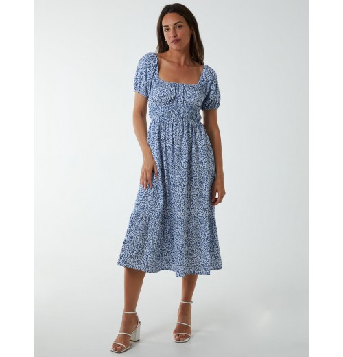 Channelled Square Neck Dress Channelled Square Neck Dress