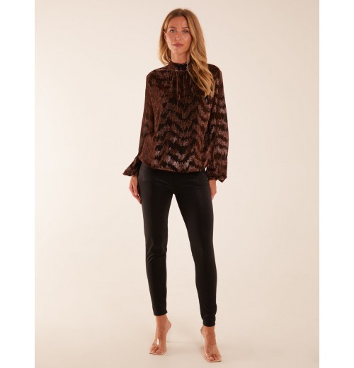 High Neck Puff Ball Top High Neck Puff Ball Top