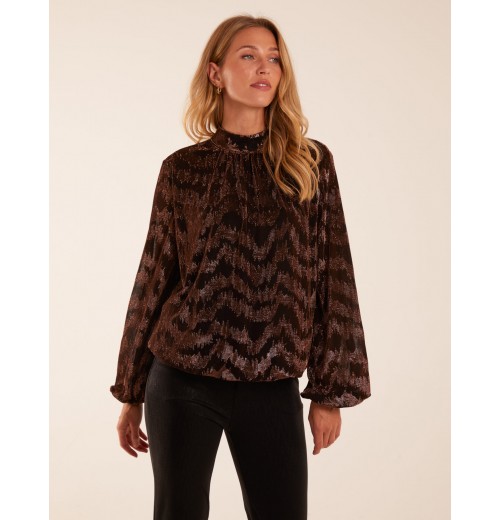 High Neck Puff Ball Top High Neck Puff Ball Top