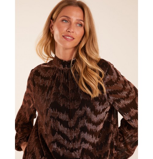 High Neck Puff Ball Top High Neck Puff Ball Top