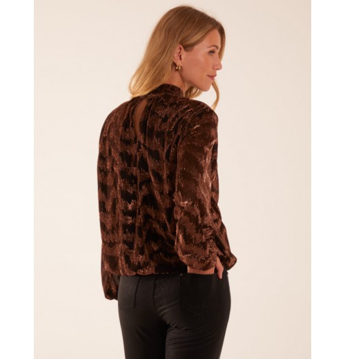 High Neck Puff Ball Top High Neck Puff Ball Top