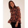 Cold Shoulder Frill Blouse Cold Shoulder Frill Blouse