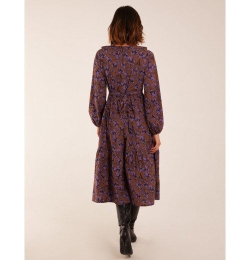 Ruffle Wrap Midi Dress Ruffle Wrap Midi Dress