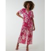 Pleated Wrap Tropical Jumpsuit Pleated Wrap Tropical Jumpsuit