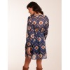 Metallic Blurred Aztec Belted Dress Metallic Blurred Aztec Belted Dress