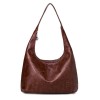 Black Leather Hobo Shoulder Bag ERIN Black Leather Hobo Shoulder Bag ERIN