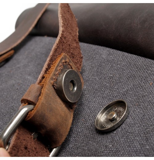 Waxed Canvas And Leather 15.6 Backpack Waxed Canvas And Leather 15.6 Backpack