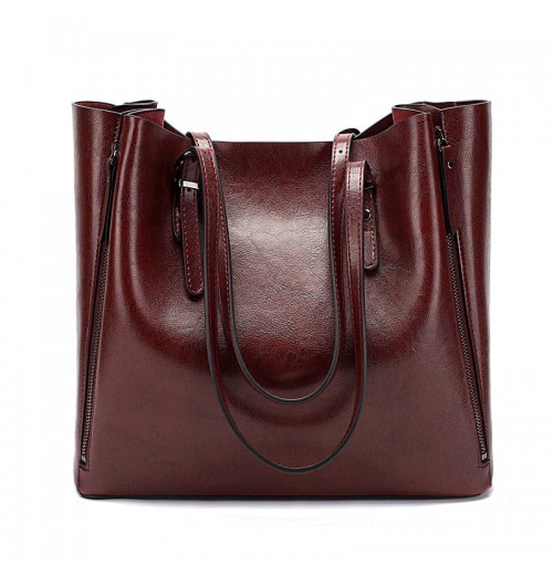 Rectangular Leather Tote Bag Rectangular Leather Tote Bag