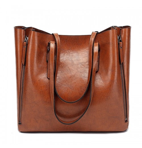 Rectangular Leather Tote Bag Rectangular Leather Tote Bag