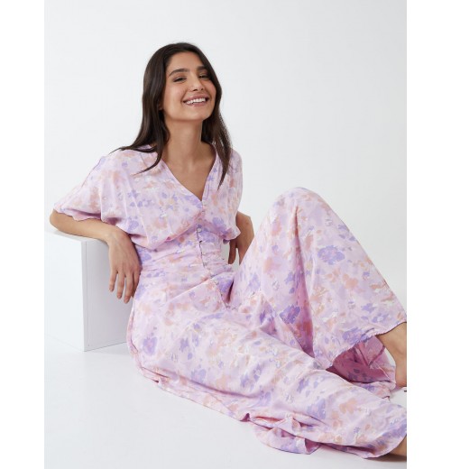 Button Through Angel Sleeve Maxi Dress Button Through Angel Sleeve Maxi Dress