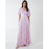 Button Through Angel Sleeve Maxi Dress Button Through Angel Sleeve Maxi Dress