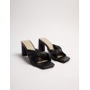 Twist Strap Mules With Square Toe Twist Strap Mules With Square Toe