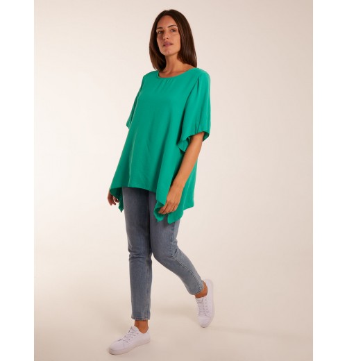 Chain Detail Short Sleeve Blouse Chain Detail Short Sleeve Blouse