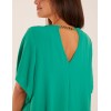 Chain Detail Short Sleeve Blouse Chain Detail Short Sleeve Blouse