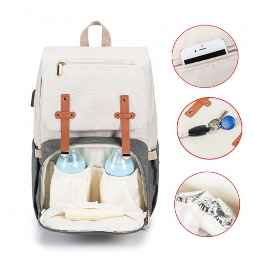 FAMICARE USB Diaper Bag FAMICARE USB Diaper Bag