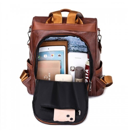 Backpack With Back Pocket Backpack With Back Pocket