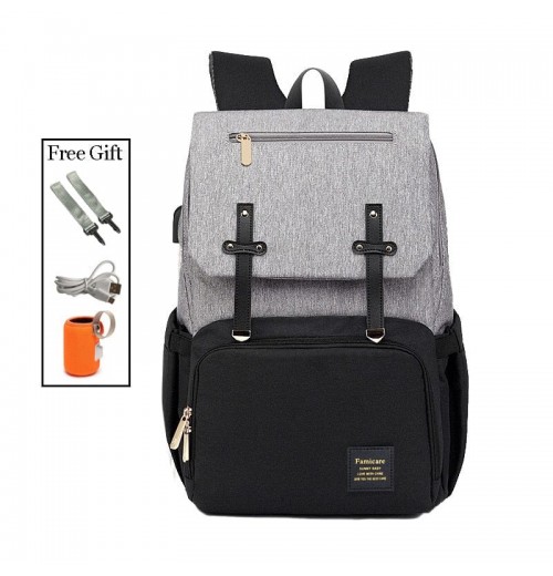 FAMICARE USB Diaper Bag FAMICARE USB Diaper Bag