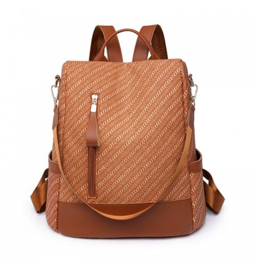 Leather Backpack Purse Anti Theft Leather Backpack Purse Anti Theft