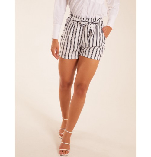 Stripe Belted Shorts Stripe Belted Shorts