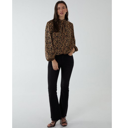 Satin Blouson Top Satin Blouson Top