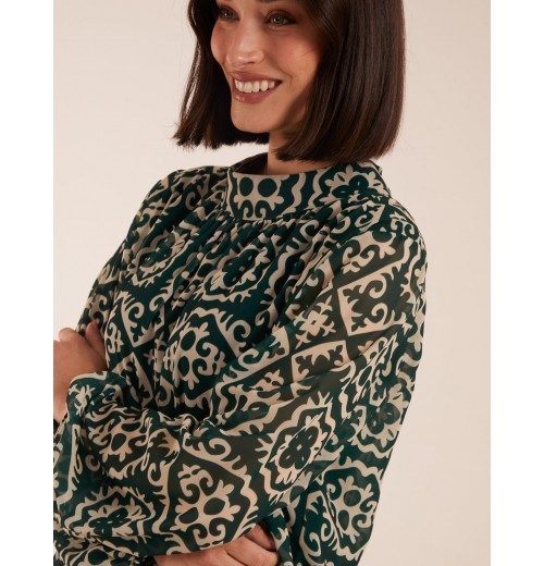 High Neck Baroque Blouse High Neck Baroque Blouse