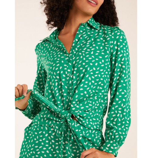 Polka Dot Oversized Shirt & Trouser Set Polka Dot Oversized Shirt & Trouser Set