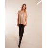 Angel Sleeve V Neck Sequin Top Angel Sleeve V Neck Sequin Top
