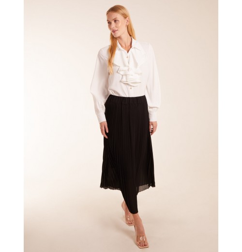 Ruffled Trim Flounce Sleeve Shirt Ruffled Trim Flounce Sleeve Shirt
