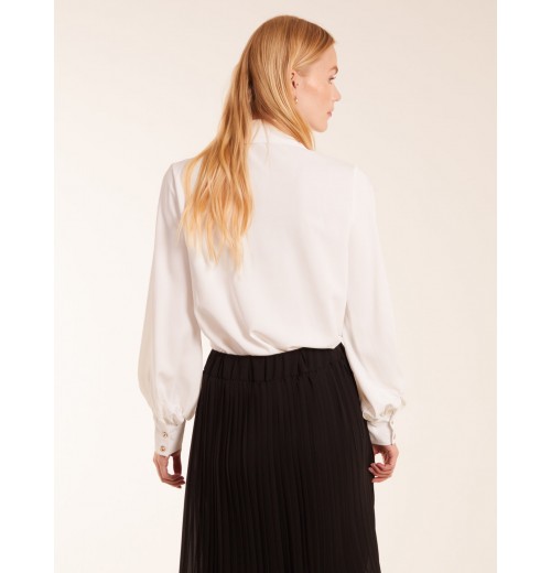 Ruffled Trim Flounce Sleeve Shirt Ruffled Trim Flounce Sleeve Shirt