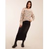 Thin Stripe Crew Neck Chunky Jumper Thin Stripe Crew Neck Chunky Jumper