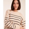 Thin Stripe Crew Neck Chunky Jumper Thin Stripe Crew Neck Chunky Jumper