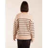 Thin Stripe Crew Neck Chunky Jumper Thin Stripe Crew Neck Chunky Jumper